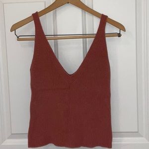BRANDY MELVILLE - Cropped Sweater Tank, Size S/M